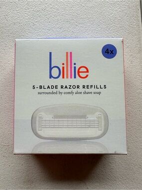 Billie 5-Blade Razor Refills - White (4 Count)